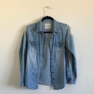 Blue Jean Button-Up